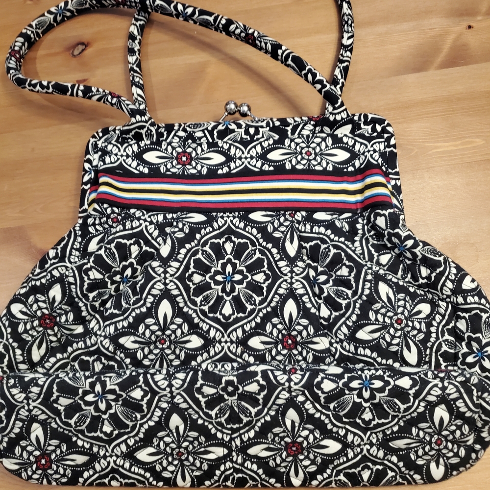 Vera Bradley  Black and White Floral Women's Bag